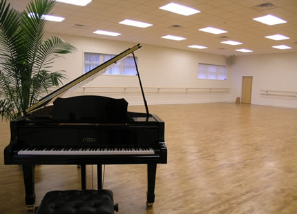 piano in Studio A.